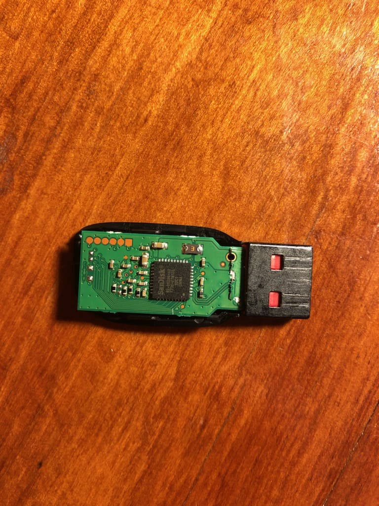 Repaired split USB